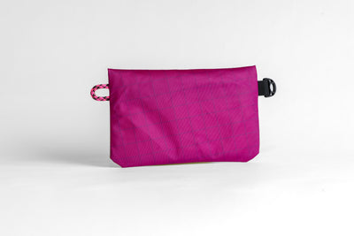 Stash Case | Hot Lime + Fuchsia Pink